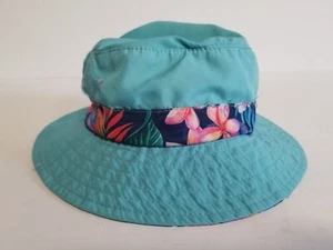 Scala Hat Kids Girls Bucket Sun Blue Club Beach Kids 4-6 X Strap Flaws Pic - Picture 1 of 8