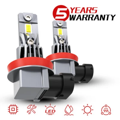 LED Lights Bulbs Kit High/Low Beam 6500K White 2x For Infiniti EX35 2008-2012 - Image 1 of 4