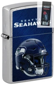 Zippo 48447 NFL Seattle Seahawks Helmet Lighter + FLINT PACK - Picture 1 of 1