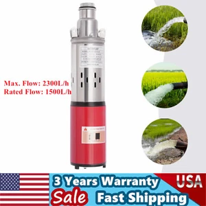 12V Submersible Pump Deep Well Water DC Pump Stainless Steel 12 Volt NEW - Picture 1 of 10