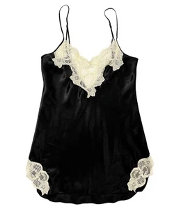 Vintage Victoria’s Secret schwarze Dessous-Slip Spitze Größe Medium 90’s Y2K - Bild 1 von 4