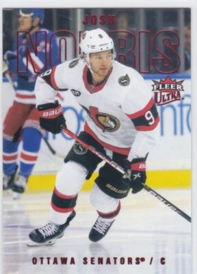 2021/22 FLEER ULTRA..JOSH NORRIS..RED FOIL../91..# 42..SENATORS..COMBINED SHIP - Image 1 of 2