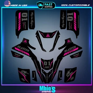 yamaha blaster yfs 200 yfs200 decals graphics stickers full kit atv quad wrap - Picture 1 of 3