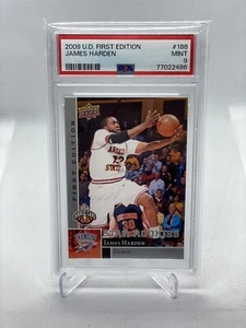 JAMES HARDEN 2009 U.D. UPPER DECK First Edition Rc ROOKIE #188 MINT PSA 9 - Picture 1 of 2