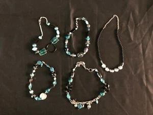 Costume Jewelry Necklaces Lot Of 5 - Picture 1 of 6