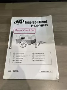 Ingersoll Rand P130 / HP95 Compresor de Aire Repuestos Manual Deutz Motor 2001 - Imagen 1 de 6