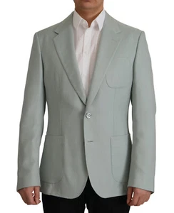 DOLCE & GABBANA Blazer Jacket Light Green Cashmere Silk IT52 / US42/ L RRP $5600 - Picture 1 of 12