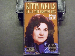 Kitty Wells: 20 All-Time Greatest Hits (Cassette) Play Tested - Picture 1 of 6