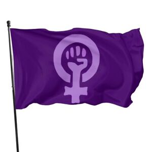 90x150cm Feminism Pride Flag Purple Feminism Banner Pride Gift Home Decoration