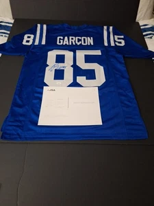 Pierre Garçon AUTOGRAPHED SIGNED INDIANAPOLIS COLTS CUSTOM BLUE JERSEY JSA COA - Picture 1 of 16