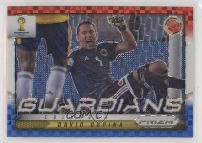 2014 Panini Prizm World Cup Red White & Blue Power Plaid David Ospina Rookie RC - Image 1 of 2