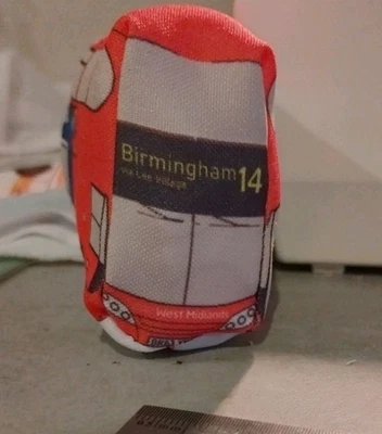 COOLBOPDESIGN 1/76 ISH Scale Soft Toy national express west midlands Decker. Stuffed Bus