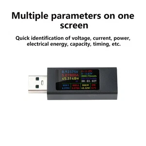 Probador USB Medidor de Potencia 4-30V Multímetro Digital Probador de Corriente de Voltaje 0-8A - Imagen 1 de 24