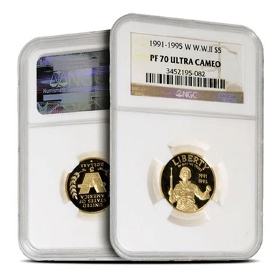 $5 US Mint Commemorative Gold PF70/PR70 (Random Year, Label, PCGS/NGC) - Image 1 of 3