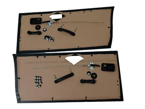 OEM SUZUKI SAMURAI SJ410 SJ413 SIERRA GYPSY INSIDE COMPLETE DOOR PANEL KIT - Picture 1 of 5