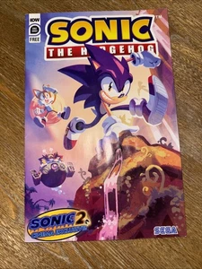 IDW - Sonic The Hedgehog - Sonic 2 Cinema Exclusive Comic Book - Picture 1 of 7
