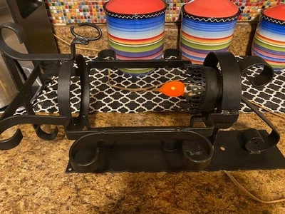 ENORME LÁMPARA DE PARED DE HIERRO RENACIMIENTO ESPAÑOL! 19 EN ALTO! # 3 Foto 1 de 4