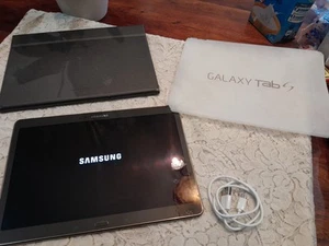 Tablette Samsung Galaxy Tab S T800 10.5" 16 Go - comme neuf - Photo 1/8