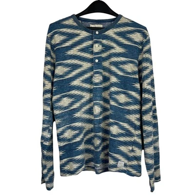 Camisa de manga larga de algodón XL Denim & Supply Ralph Lauren Aztec Southwest para mujer Foto 1 de 4