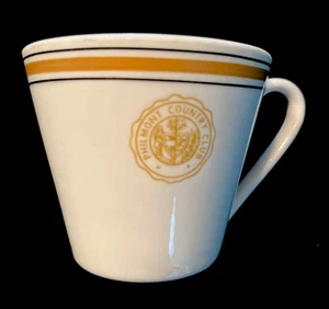 Philmont Country Club Philadelphia Keramik Kaffeebecher Vintage Selten - Bild 1 von 4