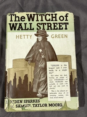 Hetty Green Witch of Wall Street Biography – Doubleday Doran 1935 w/ DJ - Image 1 of 4