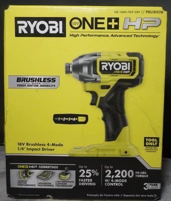 (RI4) Ryobi PBLID02 18V One Plus HP 1/4 In. Brushless Impact Driver - Image 1 of 2