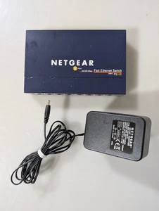 NETGEAR 8-Port FS108 10/100Mbps ProSafe Desktop Switch - Picture 1 of 10