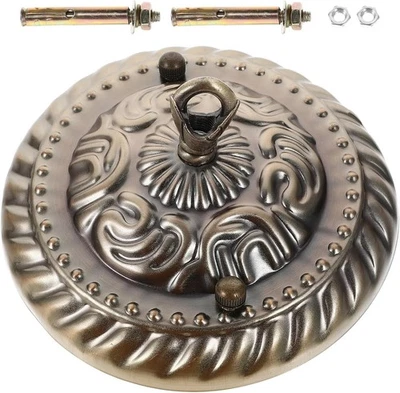 Hitch Light Canopy Kit Vintage Chandelier Ceiling Plate with Hook Retro Penda... - Image 1 of 4