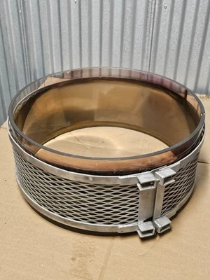 Temescal BJD-1800 Wrap-Around Glass / Mesh Upper Chamber Shield Assembly - Image 1 of 4