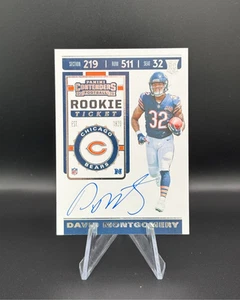 2019 Panini Contenders David Montgomery rookie ticket auto - Picture 1 of 2