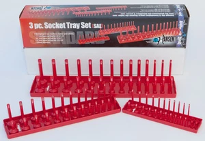 Hansen Global 9301 SAE 3pc Socket Tray Set - Picture 1 of 1