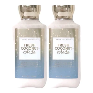 2 BATH & BODY WORKS FRESCO COCO COLADA LOCIÓN MANTECA DE KARITÉ VITAMINA E CREMA DE MANOS - Imagen 1 de 4
