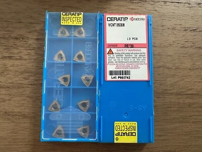 CERATIP CARBIDE INSERTS QUANTITY 10 WCMT 050308 PR730 - Image 1 of 2