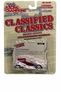 Racing Champions Classified Classics '35 Duessenberg SSJ Issue #21 Vintage