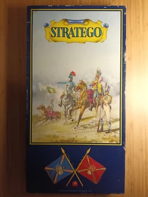 Stratego blau Türme klassisches Brettspiel für 2 Spieler große Ausführung gut - Bild 1 von 4