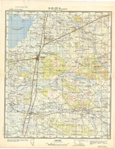 Mapa topográfico militar soviético ruso - ULFBORG (Dinamarca), 1:50 000, edición 1961 - Imagen 1 de 5