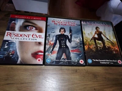 resident evil films 1 2 3 4 5 6 milla jovovich and welcome racoon city - Image 1 of 4