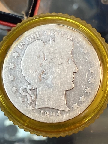 1894 S Barber Half Dollar. BJM Cover