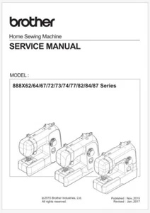 Brother LX3817, LX3817A und LX3817G Einstellservice Handbuch auf USB oder gedruckt - Bild 1 von 4