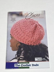 Leisure Arts Little Books In All Caps 6 Designs Crochet Patterns - Picture 1 of 9