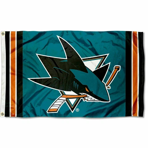 San Jose Sharks Flag 3x5ft Banner Polyester Ice Hockey Stanley Cup sharks015 Cover
