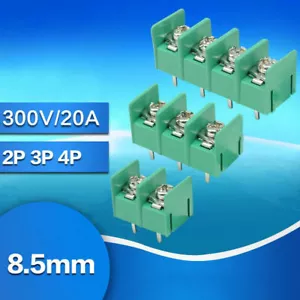 Tornillo de bloque de terminales KF8500-2P/3P/4P paso 8,5 mm 300 V / 20 A conector de montaje PCB - Imagen 1 de 7