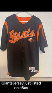 Giants jersey major leagle Baseball Large. Preowned. - Picture 1 of 7