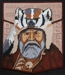 OA AWAXAAWE AWACHIA LODGE 535 BSA TRAPPER TRAILS FLAP 2004 NOAC 2-PATCH TRAPPER - Picture 1 of 2