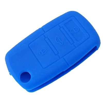 HQRP Dunkelblau Klappschlüsselgehäuse 3 Tasten Für Volkswagen VW Jetta 2000-2011 - Bild 1 von 2