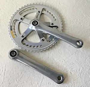 SHIMANO RX100 CRANKSET 170 MM DOUBLE 52-42 TOOTH MODEL A550 6, 7, OR 8 SPEED - Picture 1 of 9