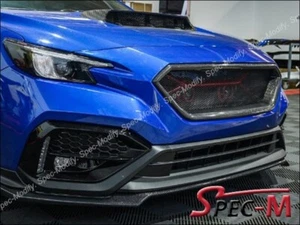JPM CS Style Real Carbon Fiber Front Grille Fit For 2022+ SUBARU WRX STI CF - Picture 1 of 4