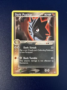 Pokemon Dark Pupitar 41/109 Ex Team Rocket Returns Uncommon No Holo Eng - Picture 1 of 4