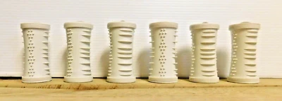 6x Large White Hot Hair Rollers Curlers Replacement for Vidal Sassoon VS372 - Image 1 of 4