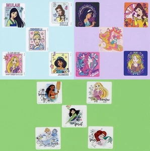 15 Disney Princess Assorted Large Stickers - Set 2 - Moana, Belle, Cinderella - Picture 1 of 4